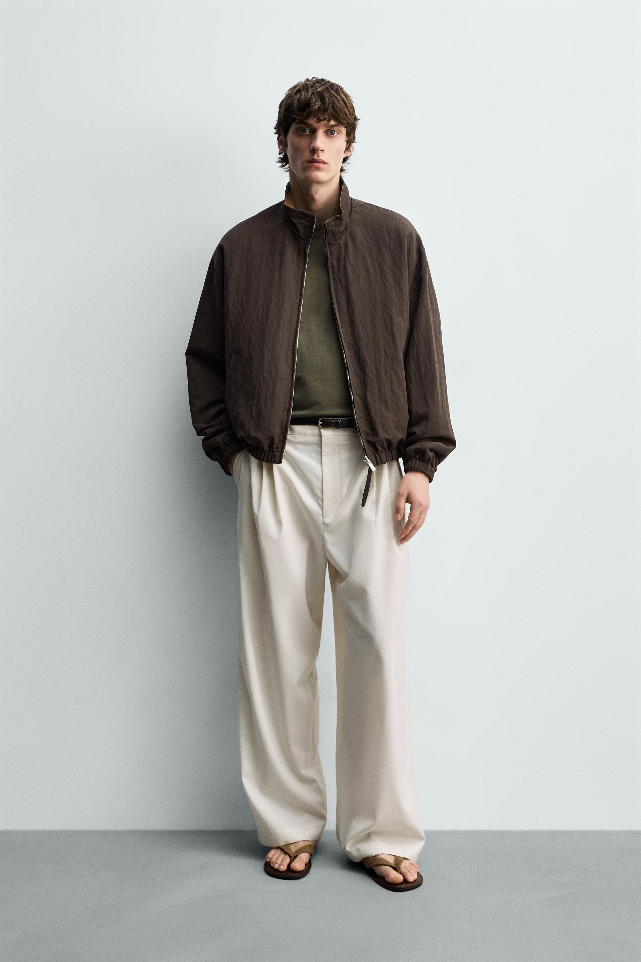 BLOUSON BOMBER FLUIDE RÉVERSIBLE